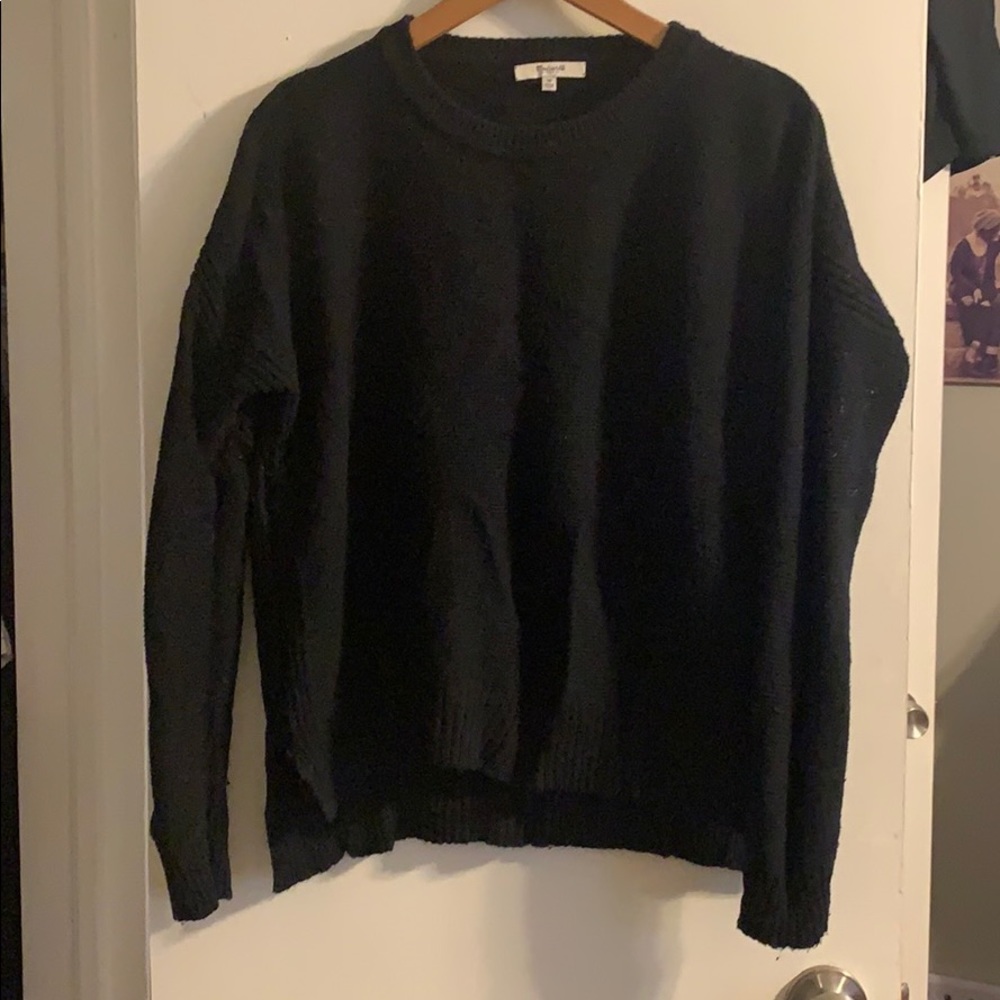 Madewell black pullover sweater